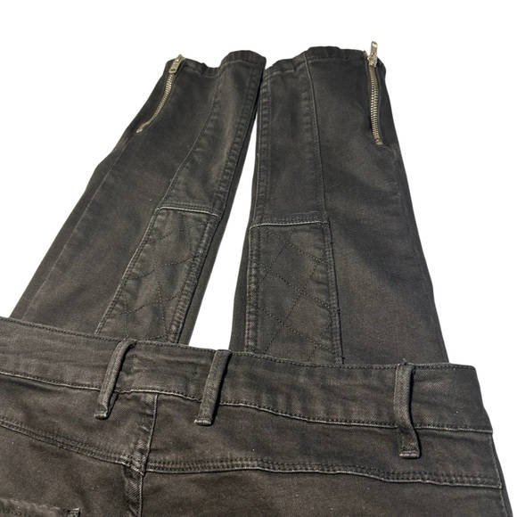 Sandro Paris Ankle Zip Mid Rise Slim Fit Jeans Sz 40 (28) - Picture 7 of 16